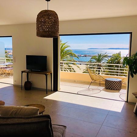 Appartement T3 Lumineux Traversant Totalement Neuf En Face De La Plage Front De Mer Vue Sur Les Iles Vue Mer Panoramique Assuree Residence De La Plage Centre Ville Du Lavandou 3Eme Etage Avec Ascenseur Appartement T3 Le Lavandou Kültér fotó